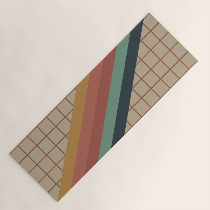 Old Video Cassette Palette Yoga Mat Gallery Image 1