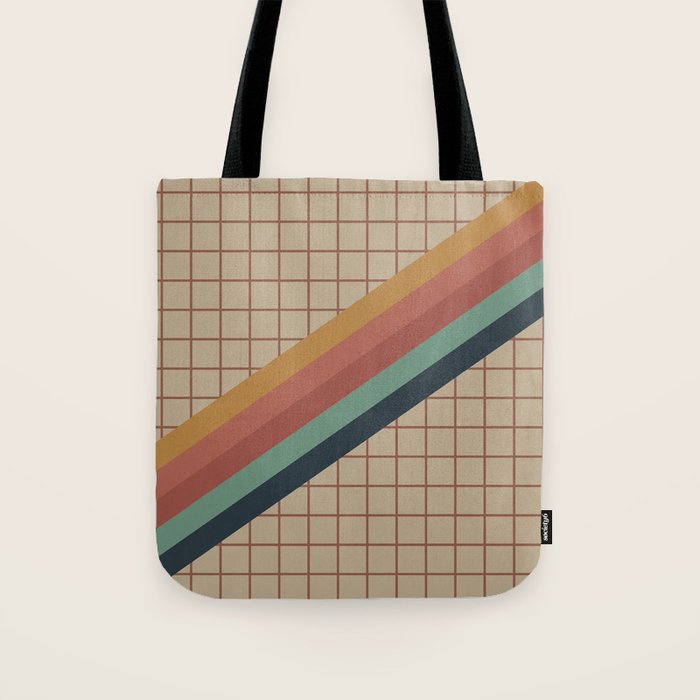 Old Video Cassette Palette Tote Bag Gallery Image 1