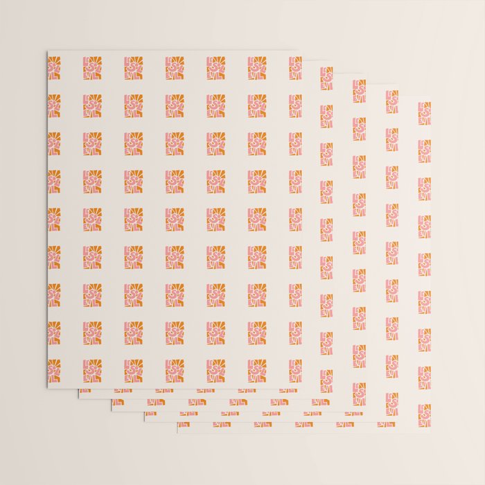 Le Soleil French Sun Wrapping Paper Gallery Image 3