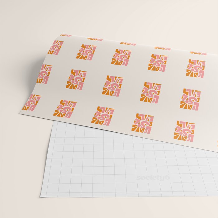 Le Soleil French Sun Wrapping Paper Gallery Image 2
