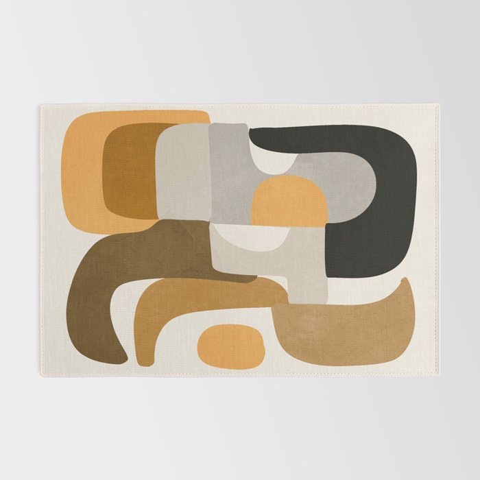 Modern Abstract Shapes 111 Rug Gallery Image 2