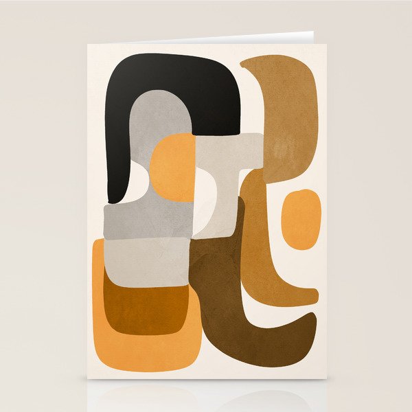 Modern Abstract Shapes 111 Stationery Card Gallery Image 1