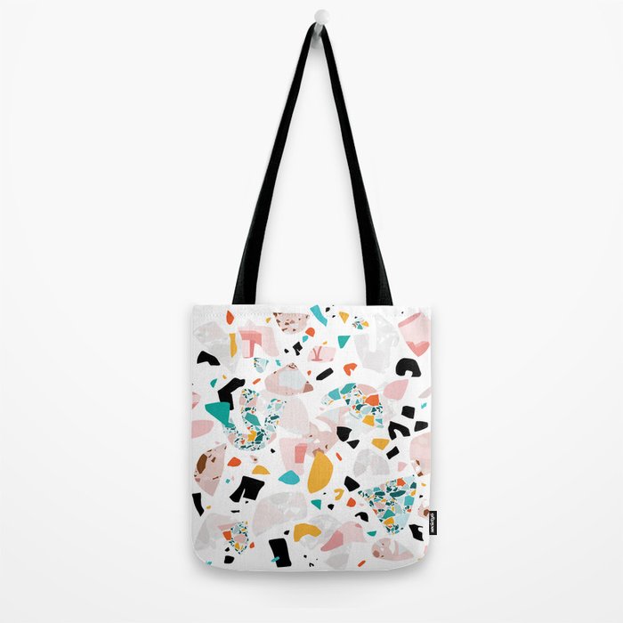 Mixed Mess I. / Collage, Terrazzo, Colorful Tote Bag Gallery Image 2