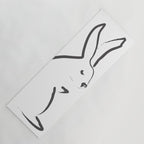 Zen Snow Bunny Yoga Mat Gallery Image 1