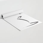 Zen Snow Bunny Yoga Mat Gallery Image 2
