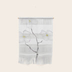 white dogwood flower watercolor Wall Hanging Gallery Image 1