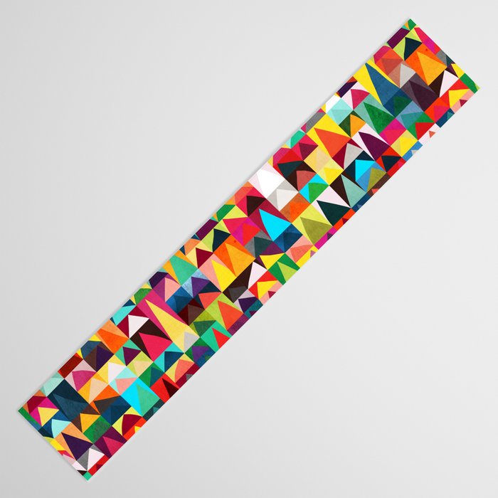 Abstract Geometric Mountains Table Runner Gallery Image 3
