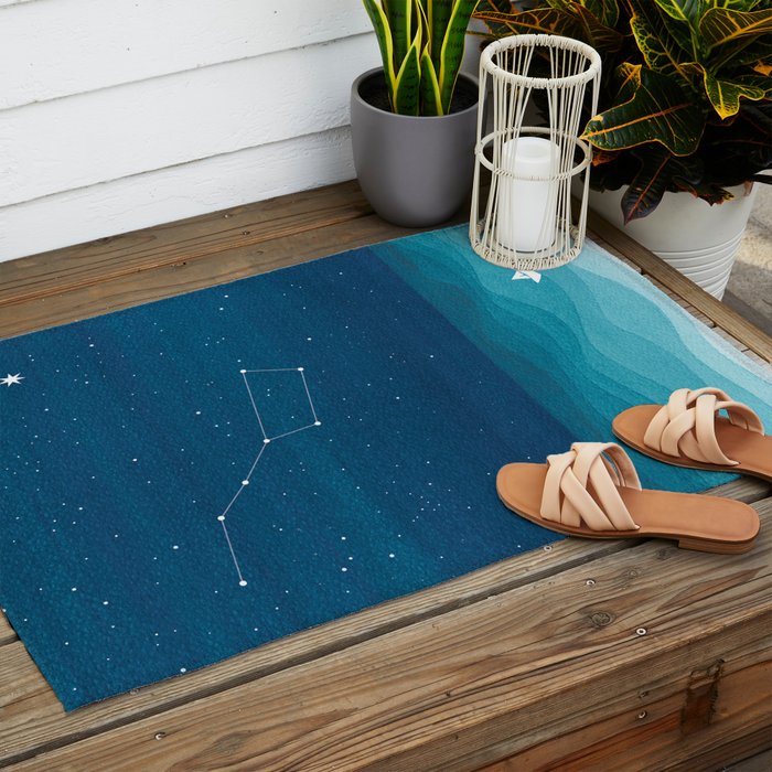Big Dipper constellation Outdoor Rug Gallery Image 2