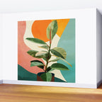Colorful Ficus 1 Wall Mural Gallery Image 2