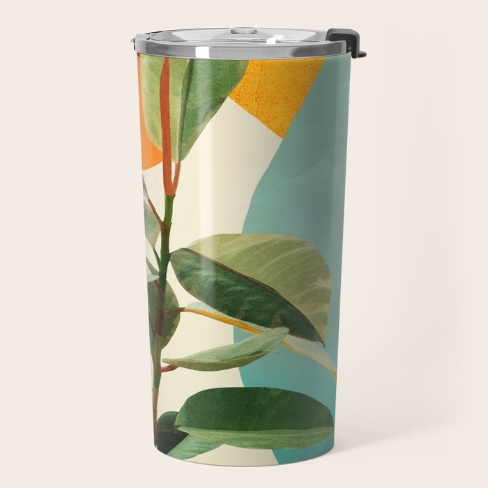 Colorful Ficus 1 Travel Mug Gallery Image 2