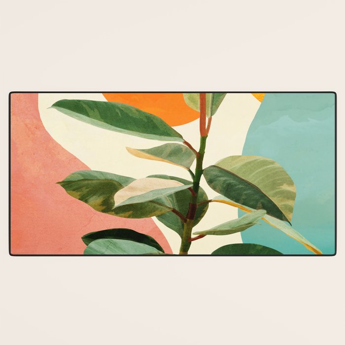 Colorful Ficus 1 Desk Mat Gallery Image 3