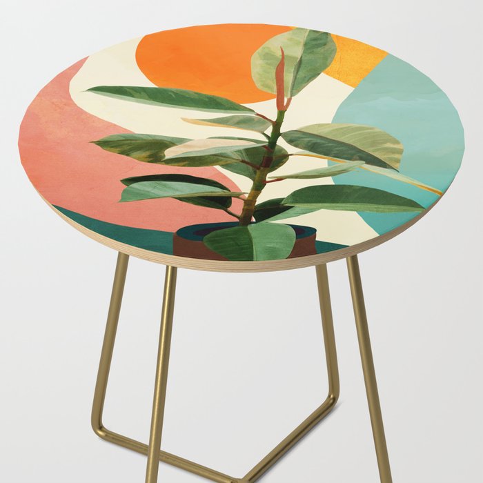 Colorful Ficus 1 Side Table Gallery Image 2