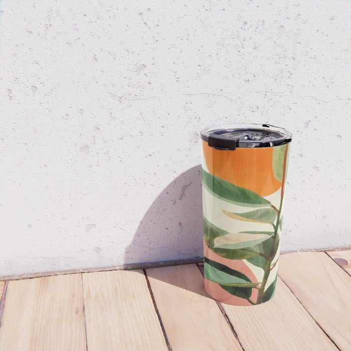Colorful Ficus 1 Travel Mug Gallery Image 4