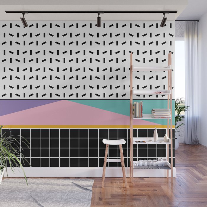 Memphis pattern 133 - 80s / 90s Retro Wall Mural Gallery Image 1