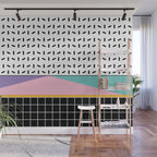Memphis pattern 133 - 80s / 90s Retro Wall Mural Gallery Image 1