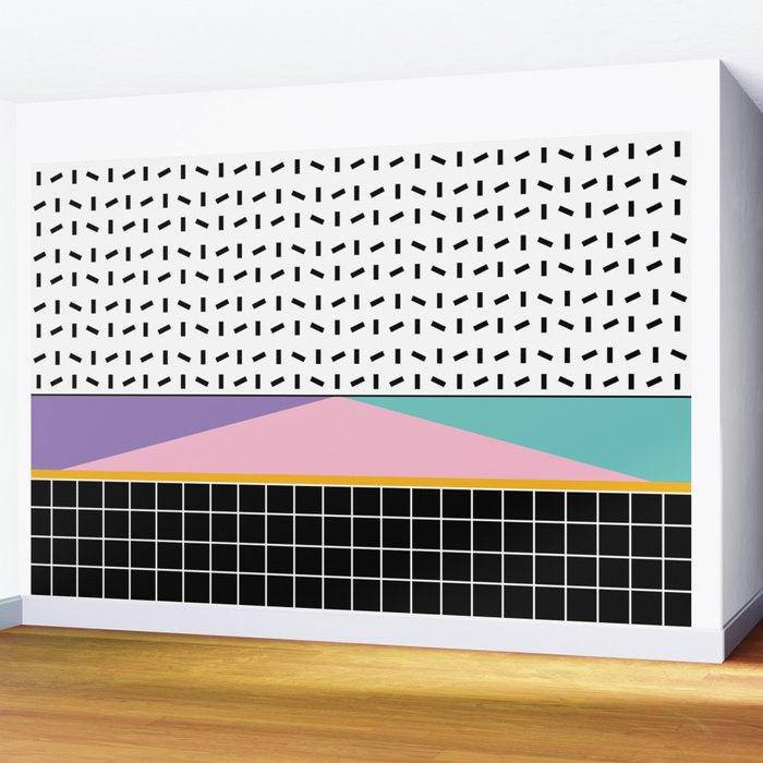 Memphis pattern 133 - 80s / 90s Retro Wall Mural Gallery Image 2