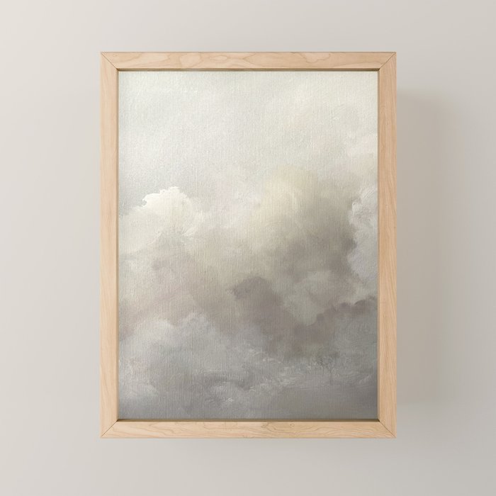 Think Cloud Mini Art Print Gallery Image 1