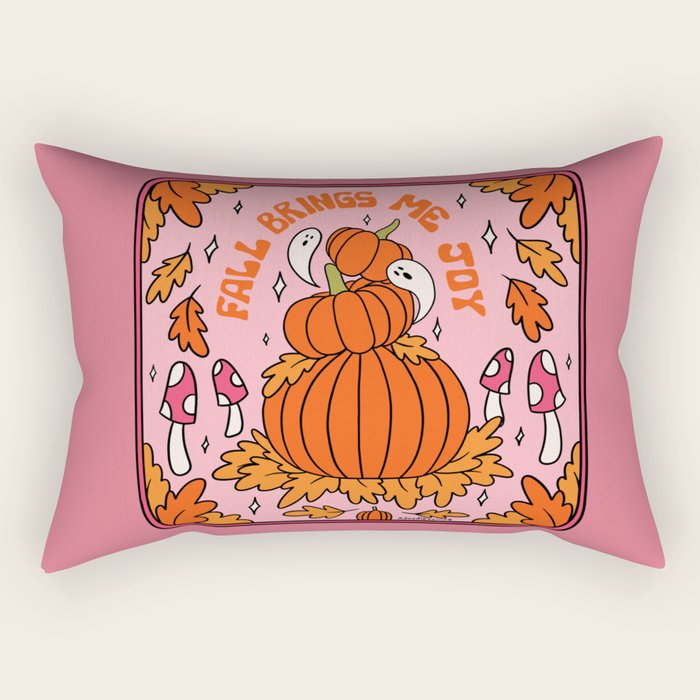 Fall Brings Me Joy Rectangular Pillow Gallery Image 1