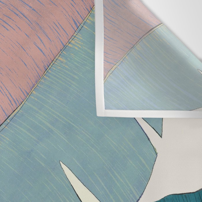 Banana leaves pastel colors Wall Tapestry Gallery Image 3