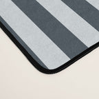Nautical Deep Blue Stripes - Cozy Heirloom Desk Mat Gallery Image 4