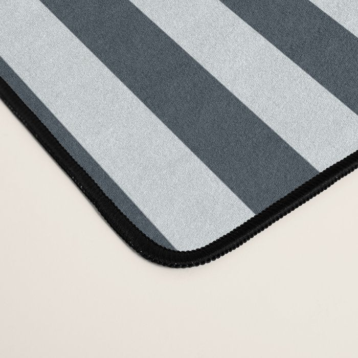 Nautical Deep Blue Stripes - Cozy Heirloom Desk Mat Gallery Image 4