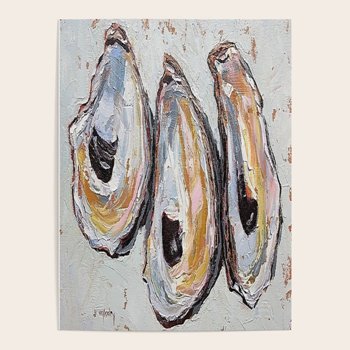 Oyster shells Poster Gallery Image 1