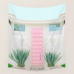 The Pink Door, Palm Springs, California Wall Tapestry Gallery Image 4