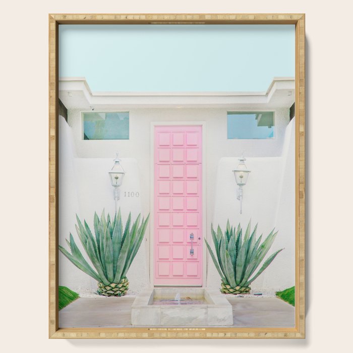 The Pink Door, Palm Springs, California Serving Tray Gallery Image 1