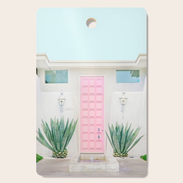 The Pink Door, Palm Springs, California Cutting Board Gallery Image 1