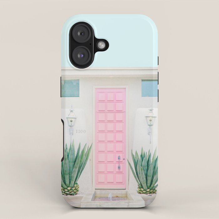 The Pink Door, Palm Springs, California iPhone Case Gallery Image 1