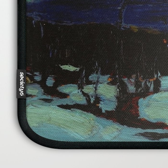 Tom Thomson Northern Lights Canadian Landscape Artist Laptop Sleeve Gallery Image 3