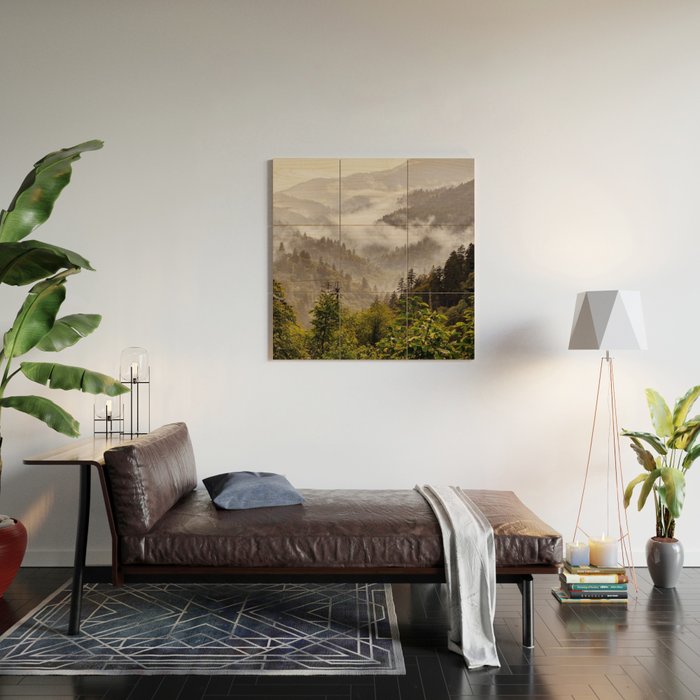 Great Smoky Mountains  Wood Wall Art Gallery Image 2