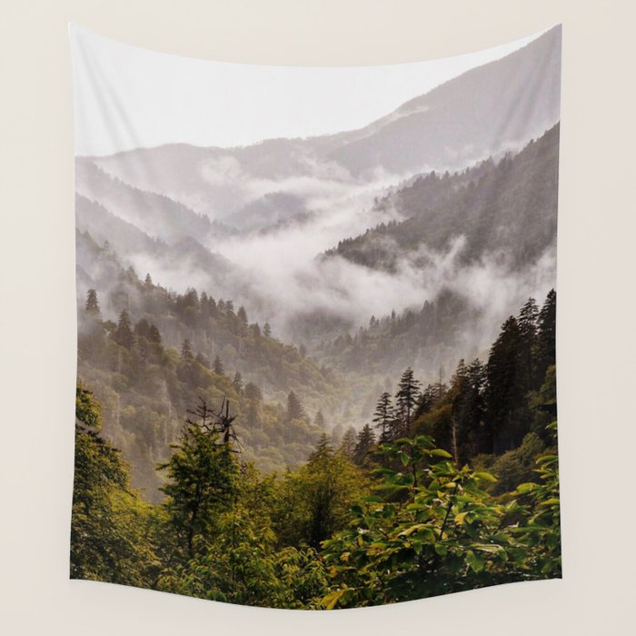 Great Smoky Mountains  Wall Tapestry Gallery Image 1