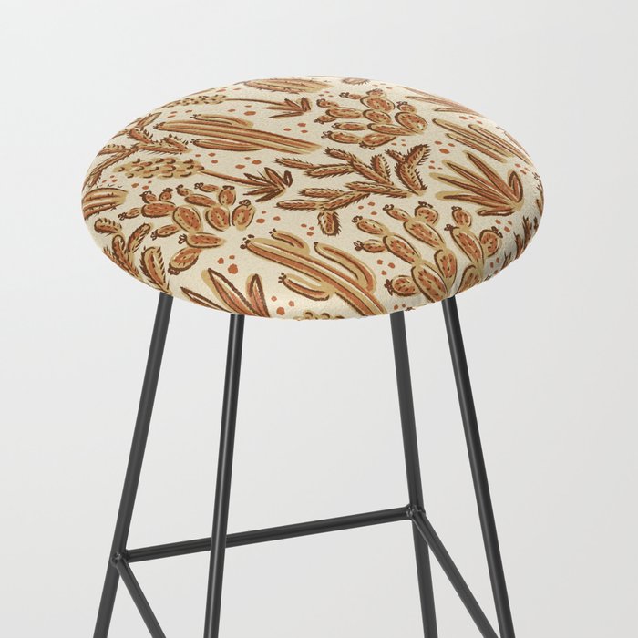 Cactus Desert - gold and copper Stool Gallery Image 2