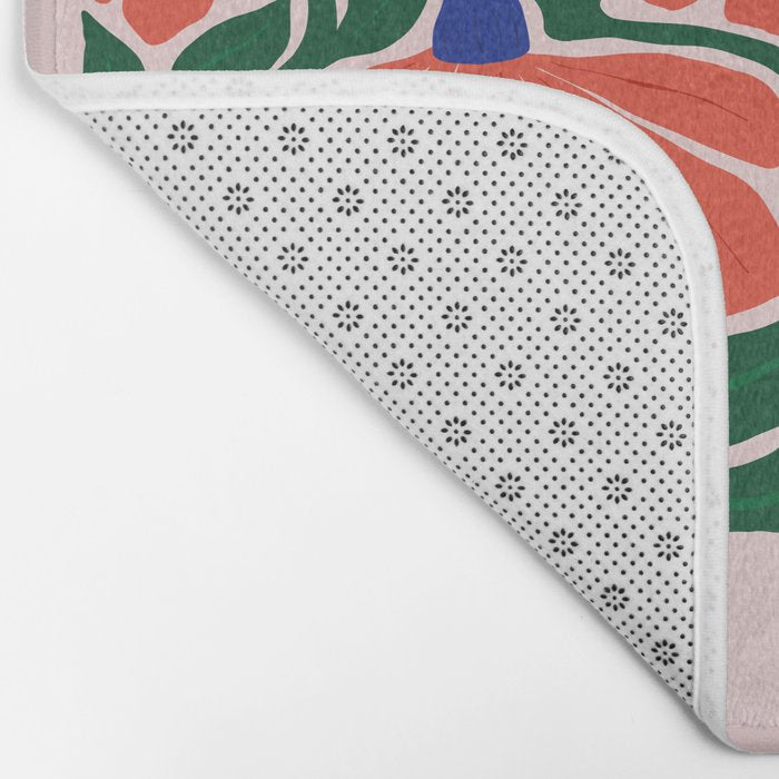 Carmine Lily Bath Mat Gallery Image 2