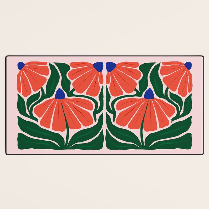 Carmine Lily Desk Mat Gallery Image 3