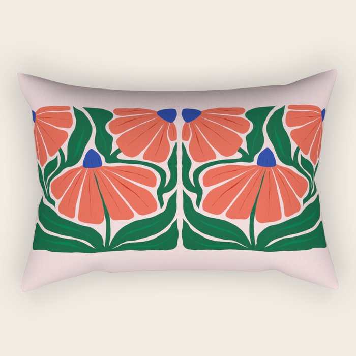 Carmine Lily Rectangular Pillow Gallery Image 1