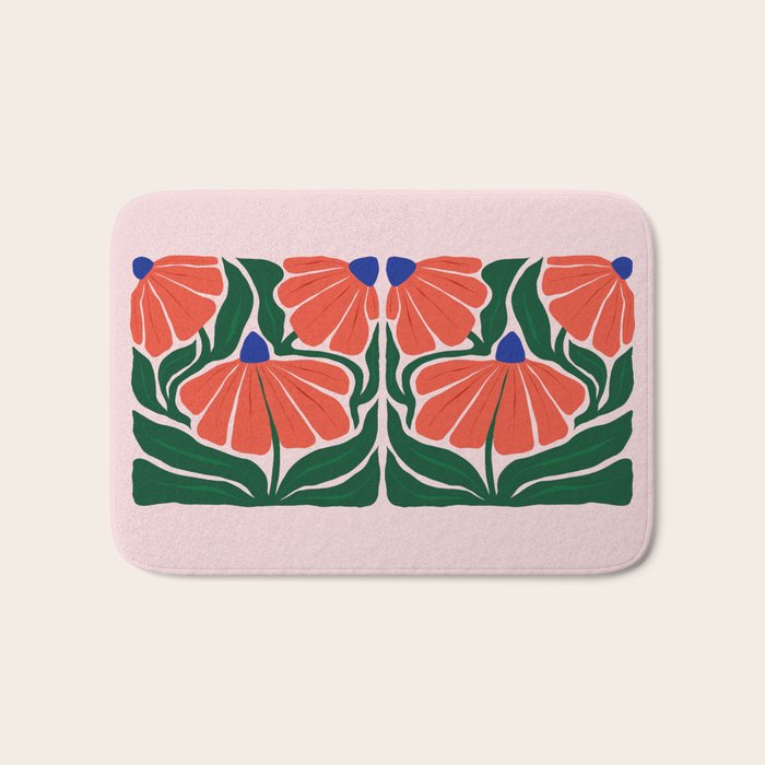 Carmine Lily Bath Mat Gallery Image 1