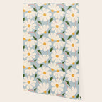 Wild Daisies - blue & pink Wallpaper Gallery Image 2