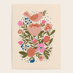 Folk Floral Bird  Poster Gallery Image 4