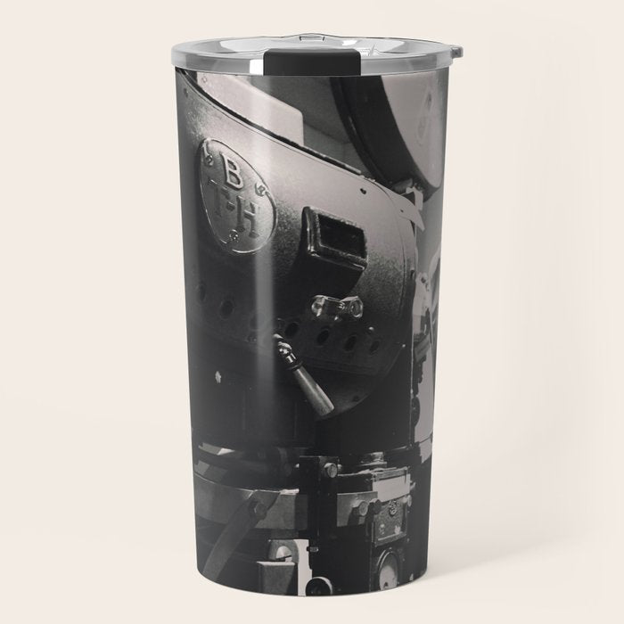 Vintage Movie Camera Travel Mug Gallery Image 1