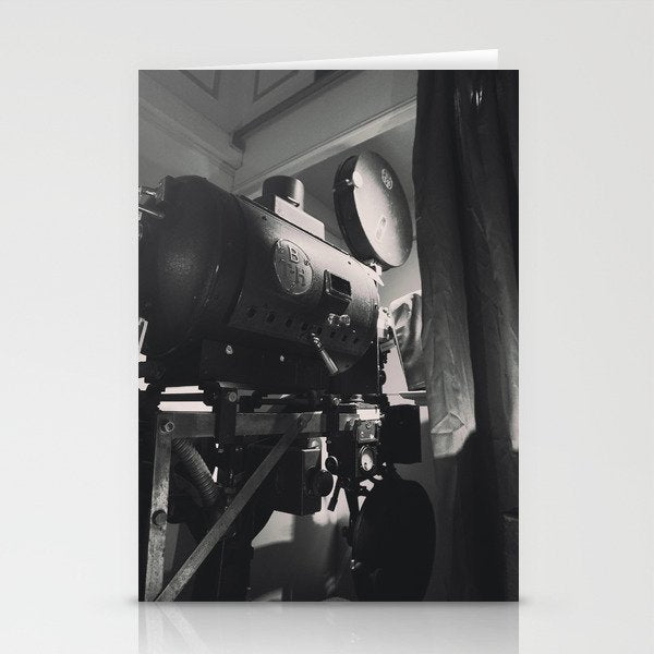 Vintage Movie Camera Stationery Card Gallery Image 2