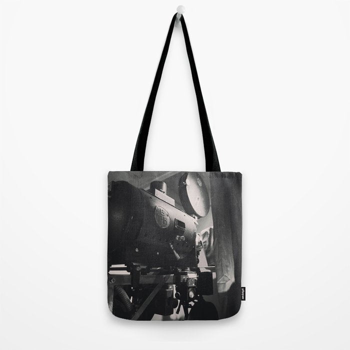 Vintage Movie Camera Tote Bag Gallery Image 2