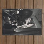 Vintage Movie Camera Outdoor Rug Gallery Image 1