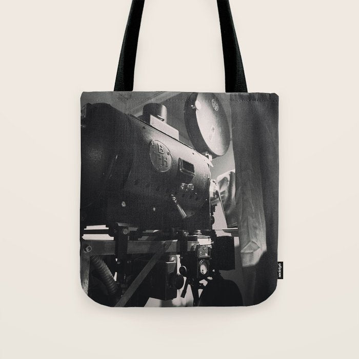 Vintage Movie Camera Tote Bag Gallery Image 1
