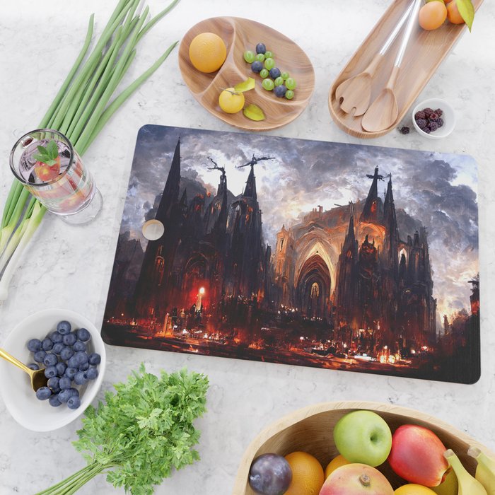 Lucifer Palace in Hell Cutting Board Gallery Image 2