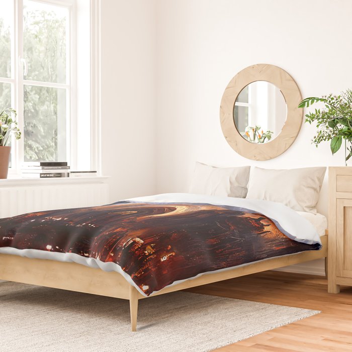 Lucifer Palace in Hell Duvet Cover Gallery Image 2