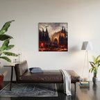 Lucifer Palace in Hell Wood Wall Art Gallery Image 2