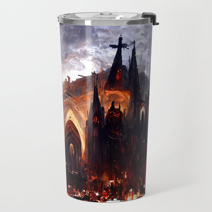 Lucifer Palace in Hell Travel Mug Gallery Image 2