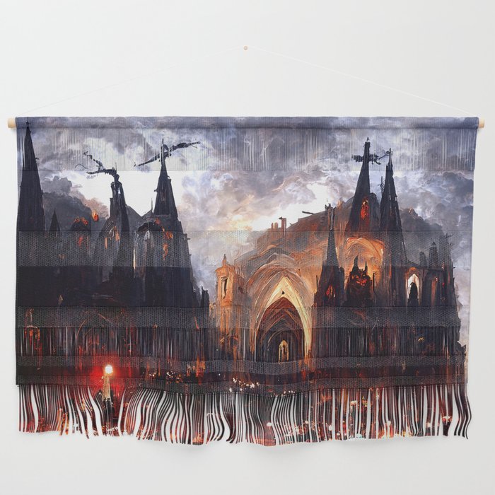 Lucifer Palace in Hell Wall Hanging Gallery Image 1